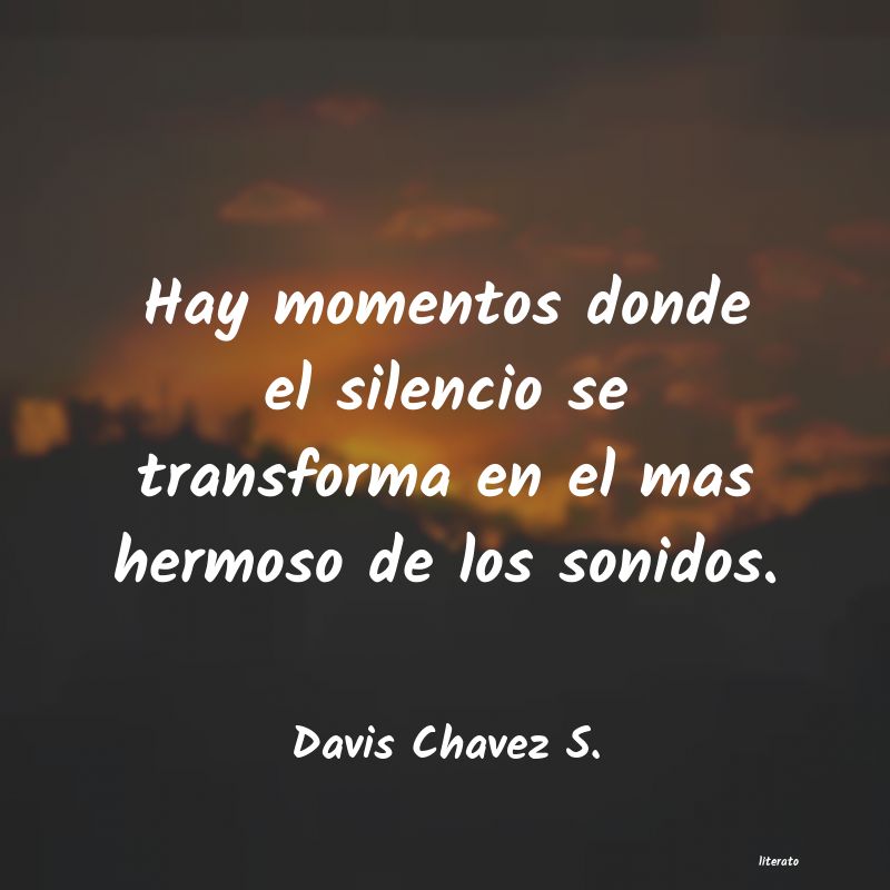 frases de Davis Chavez S.