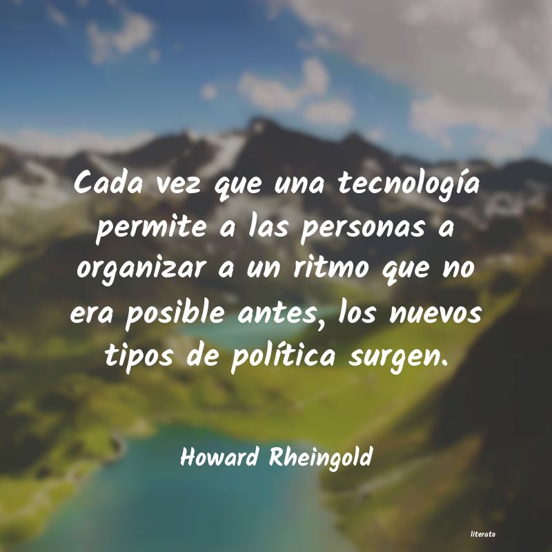 Frases de Howard Rheingold