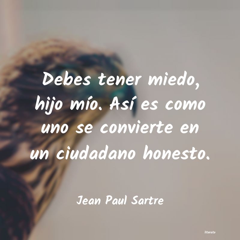 Frases de Jean Paul Sartre