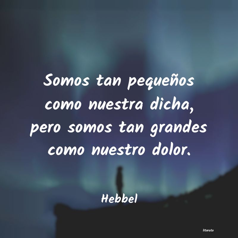 frases de Hebbel