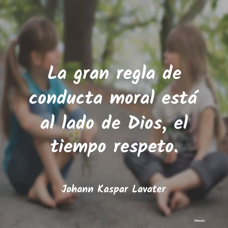 Frases de Johann Kaspar Lavater