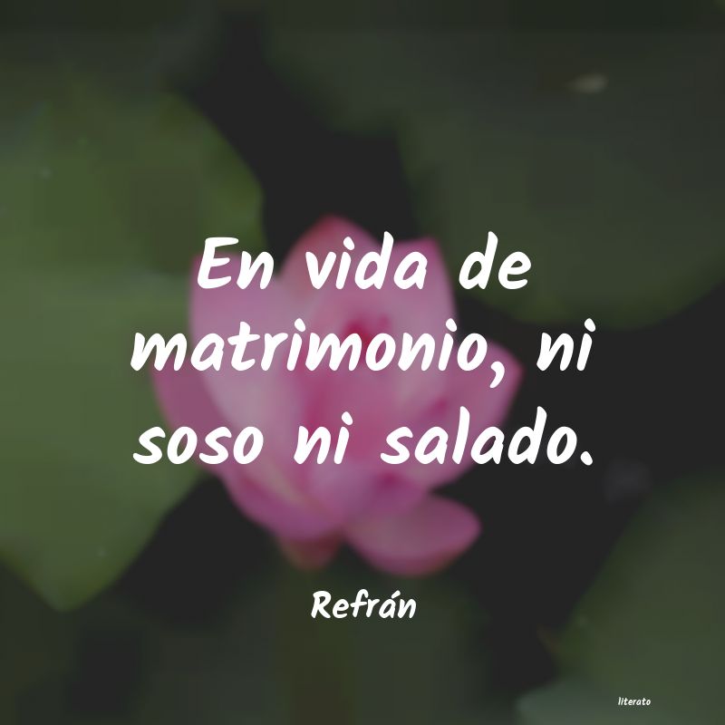 Frases de Refrán