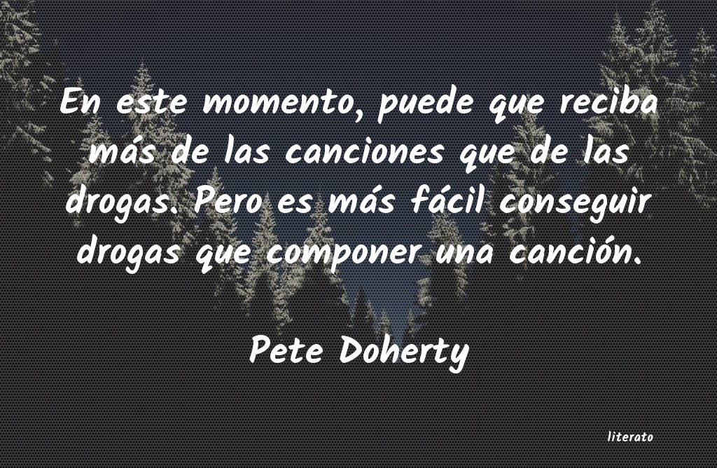 Frases de Pete Doherty