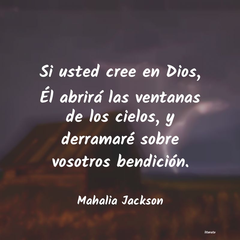 Frases de Mahalia Jackson