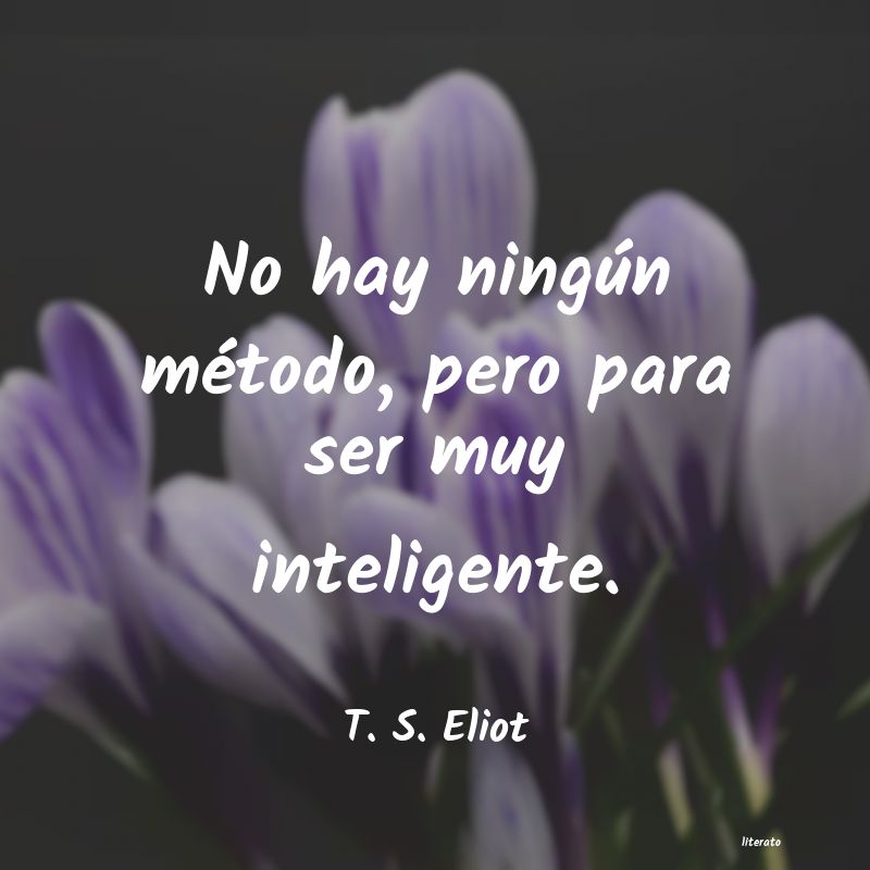 frases de T. S. Eliot