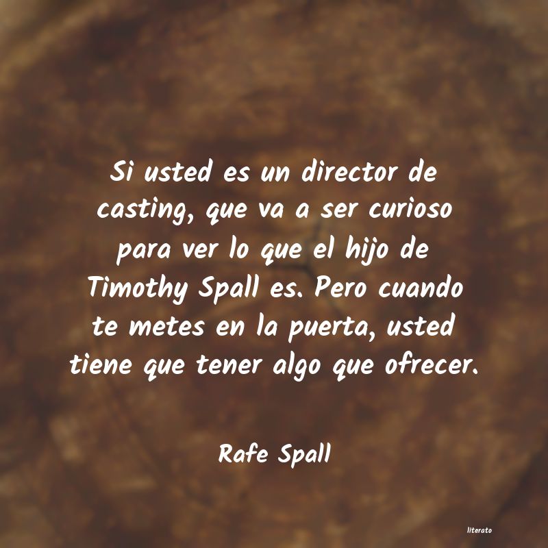 Frases de Rafe Spall