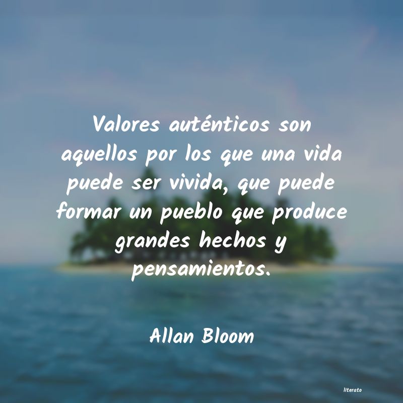 frases de Allan Bloom