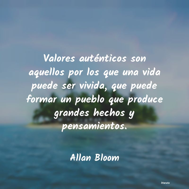 Frases de Allan Bloom