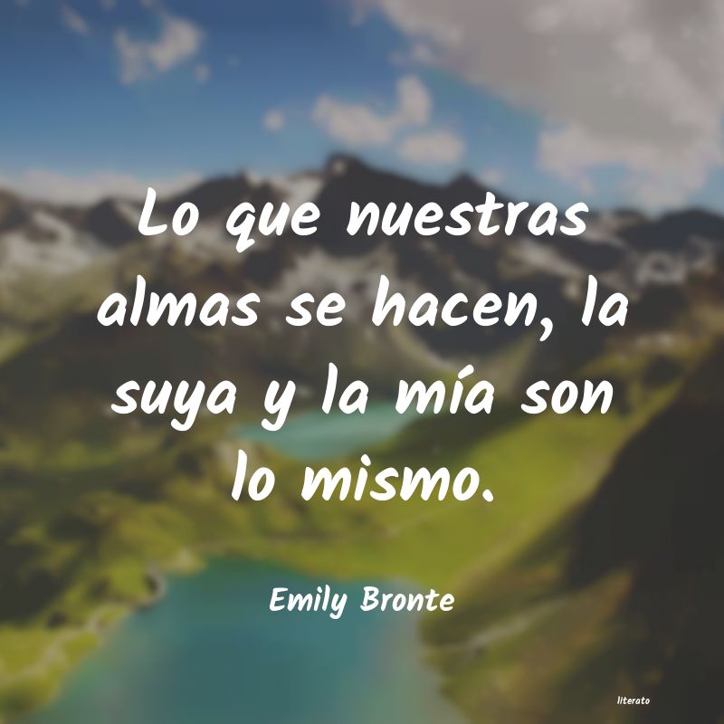 frases de Emily Bronte