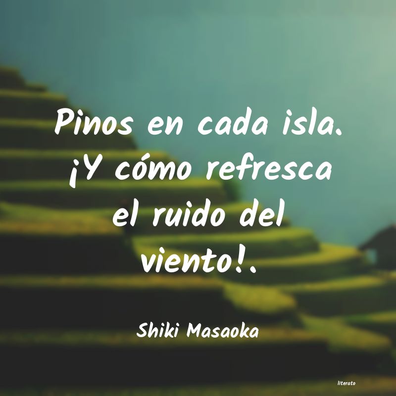 Frases de Shiki Masaoka