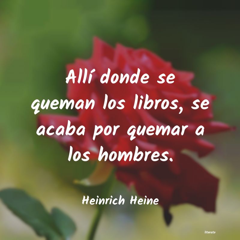 Frases de Heinrich Heine