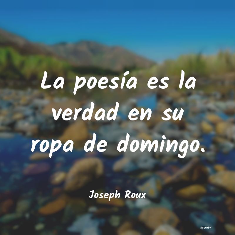 Frases de Joseph Roux