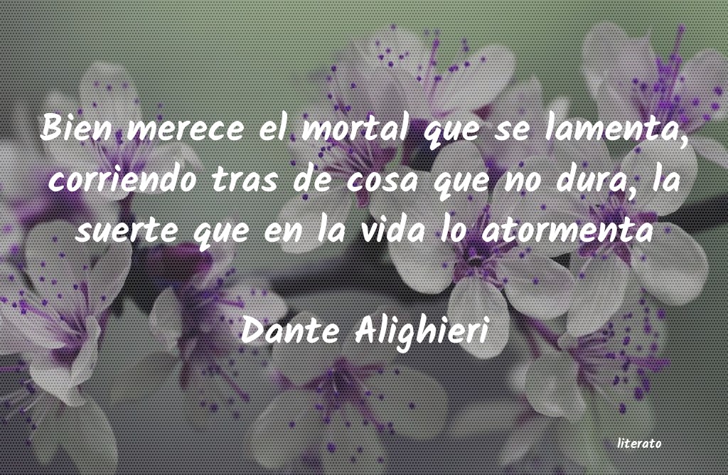 frases de Dante Alighieri