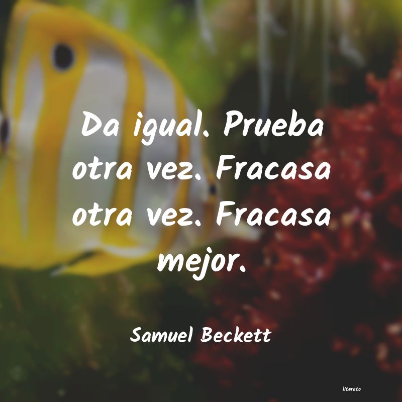 frases de Samuel Beckett