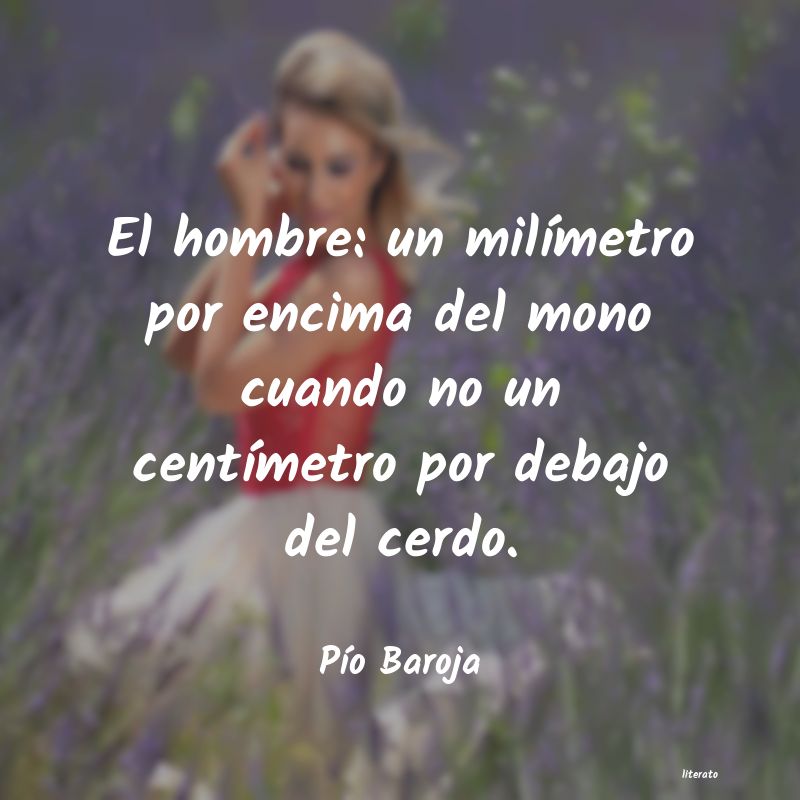 frases de PÃo Baroja
