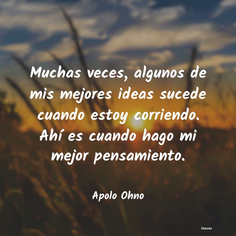 Frases de Apolo Ohno