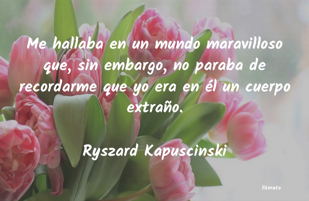 Frases de Ryszard Kapuscinski