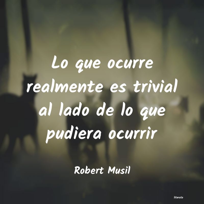 Frases de Robert Musil