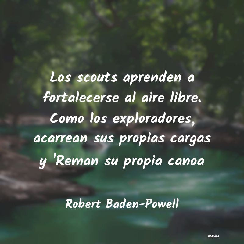 frases de Robert Baden-Powell