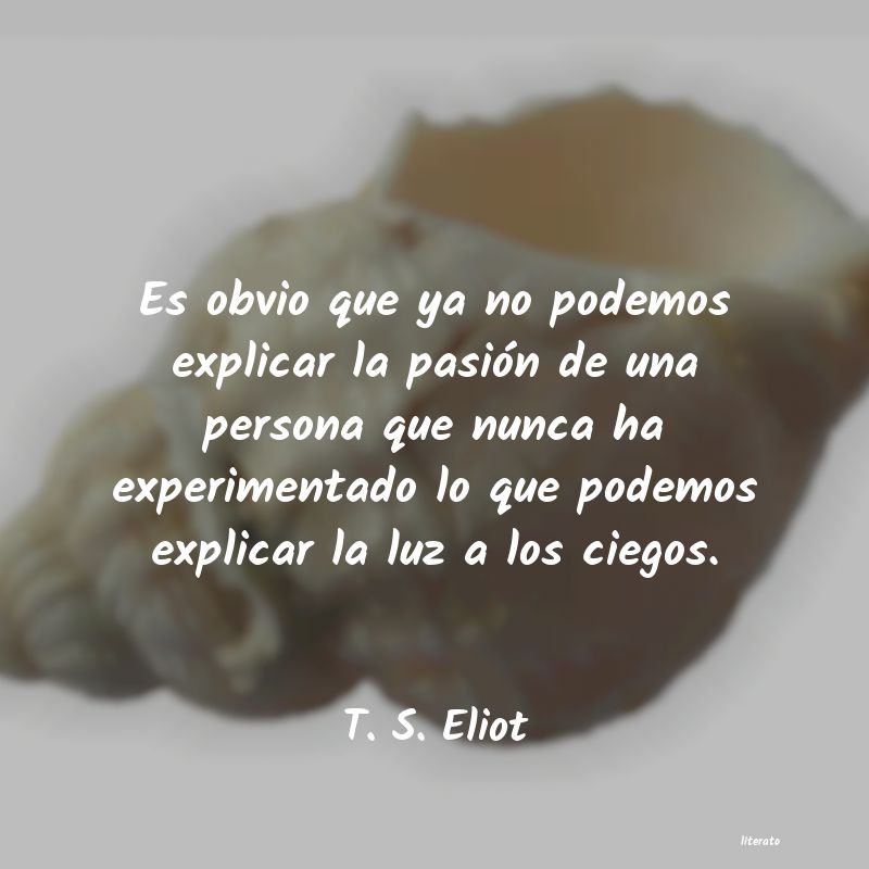 Frases de T. S. Eliot