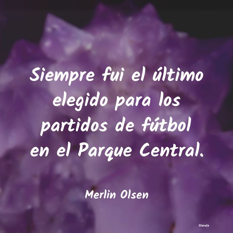 Frases de Merlin Olsen