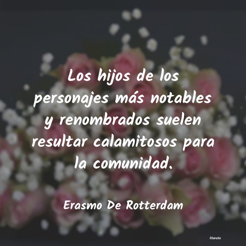 Frases de Erasmo De Rotterdam