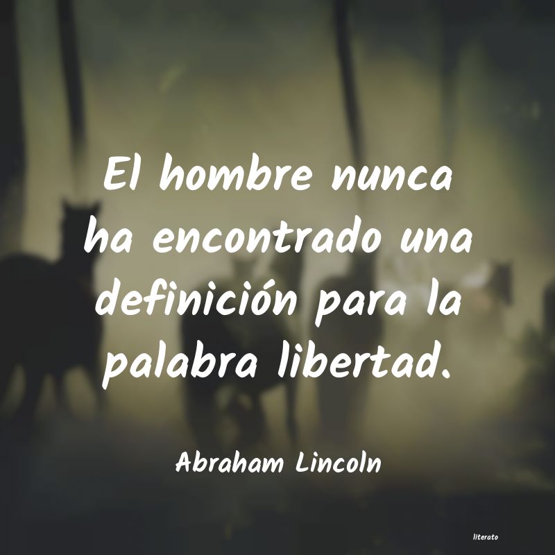 Frases de Abraham Lincoln