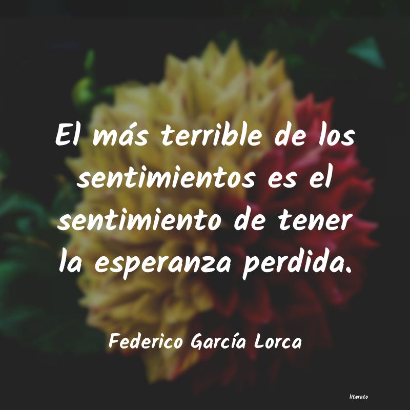 Frases de Federico García Lorca