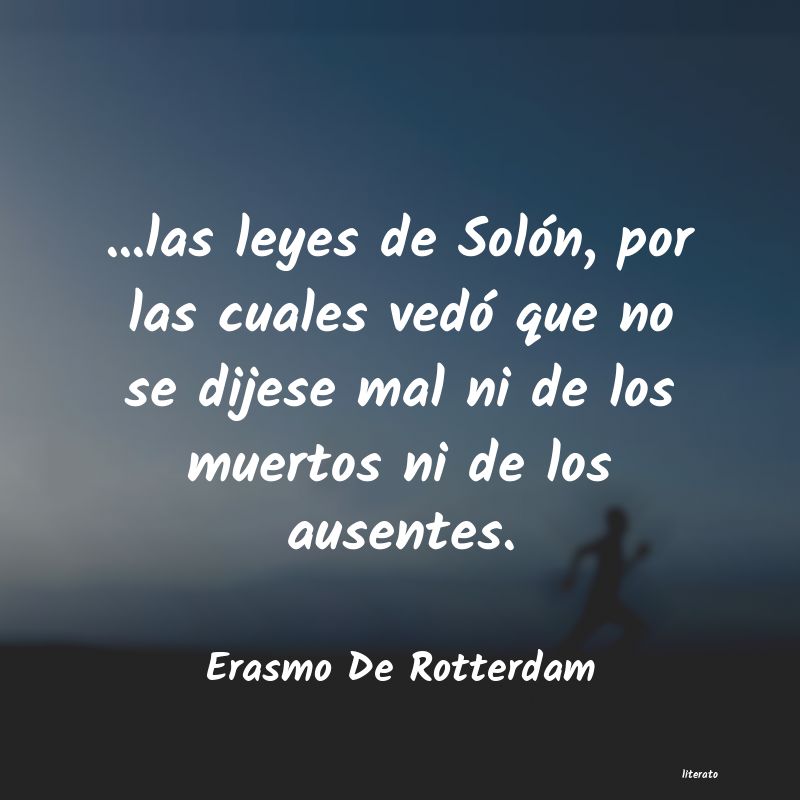 frases de Erasmo De Rotterdam