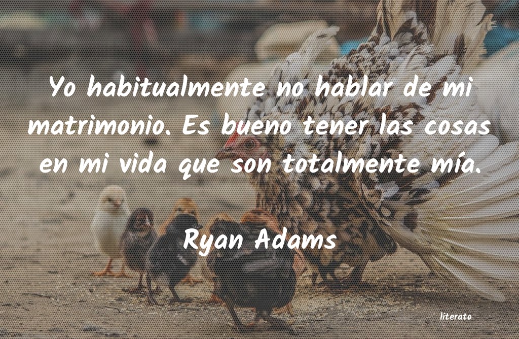 Frases de Ryan Adams