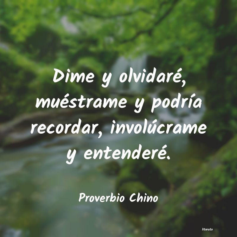 Frases de Proverbio Chino