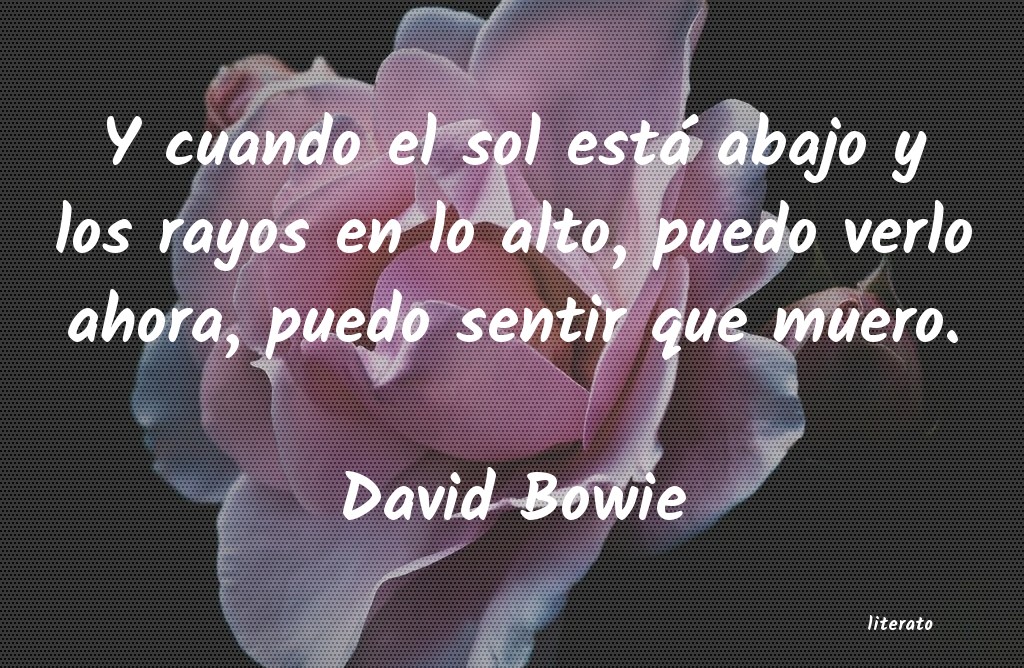 Frases de David Bowie