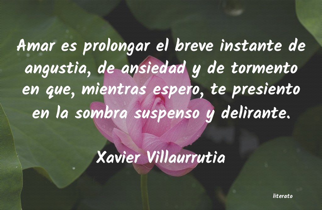 Frases de Xavier Villaurrutia