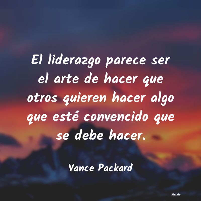 frases de Vance Packard
