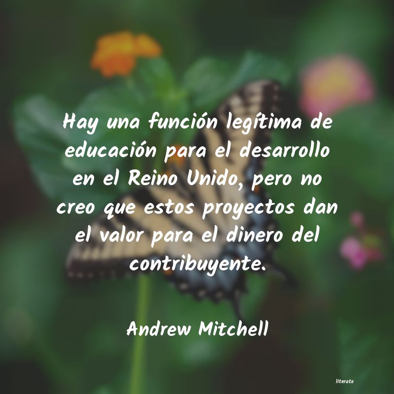 Frases de Andrew Mitchell