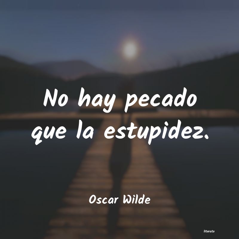 frases de Oscar Wilde
