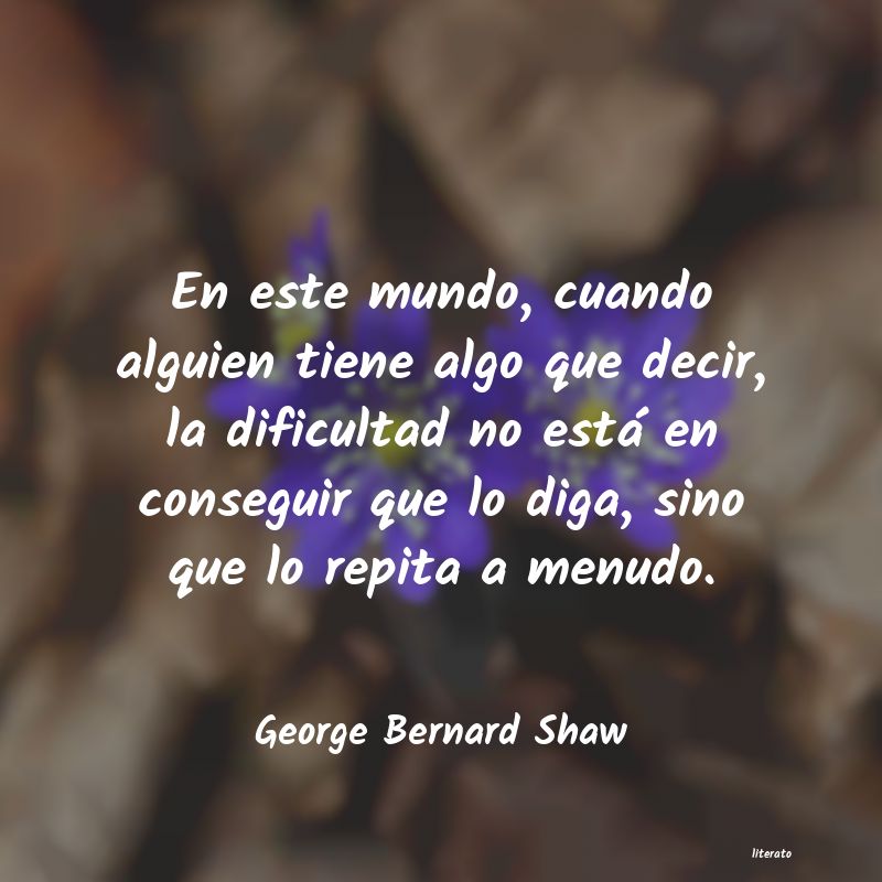 Frases de George Bernard Shaw