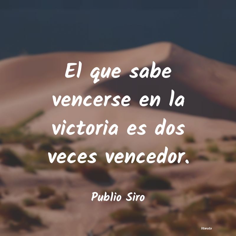 frases de Publio Siro