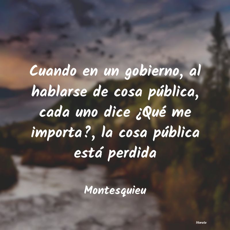 frases de Montesquieu