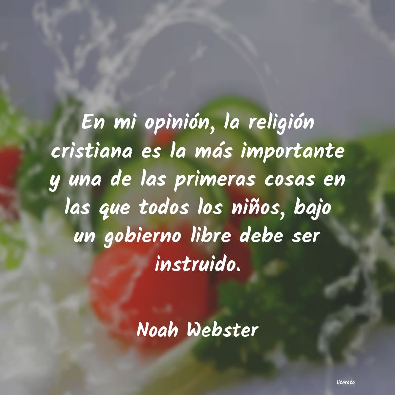 Frases de Noah Webster