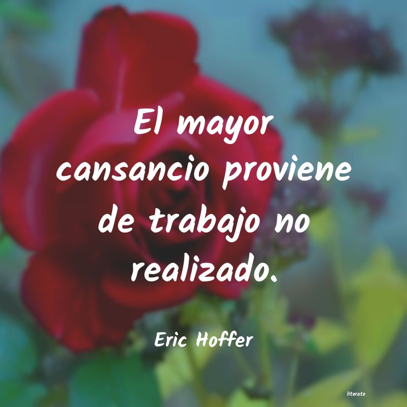 frases de Eric Hoffer