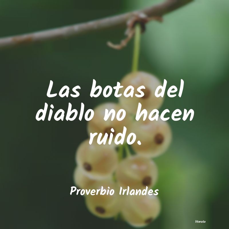 frases de Proverbio Irlandes