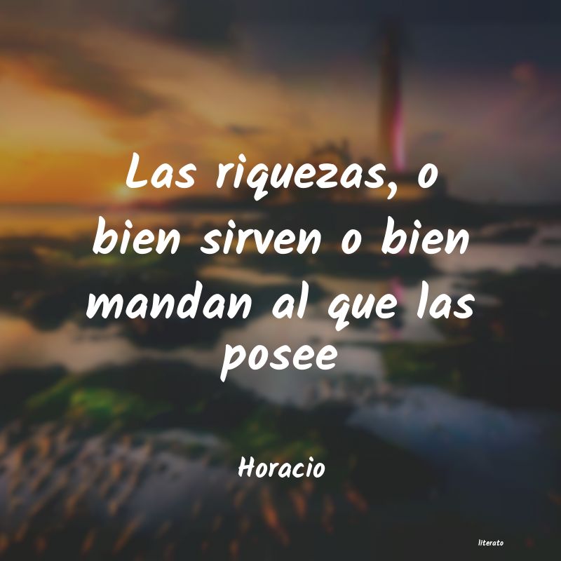 frases de Horacio