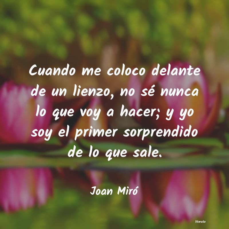 Frases de Joan Miró