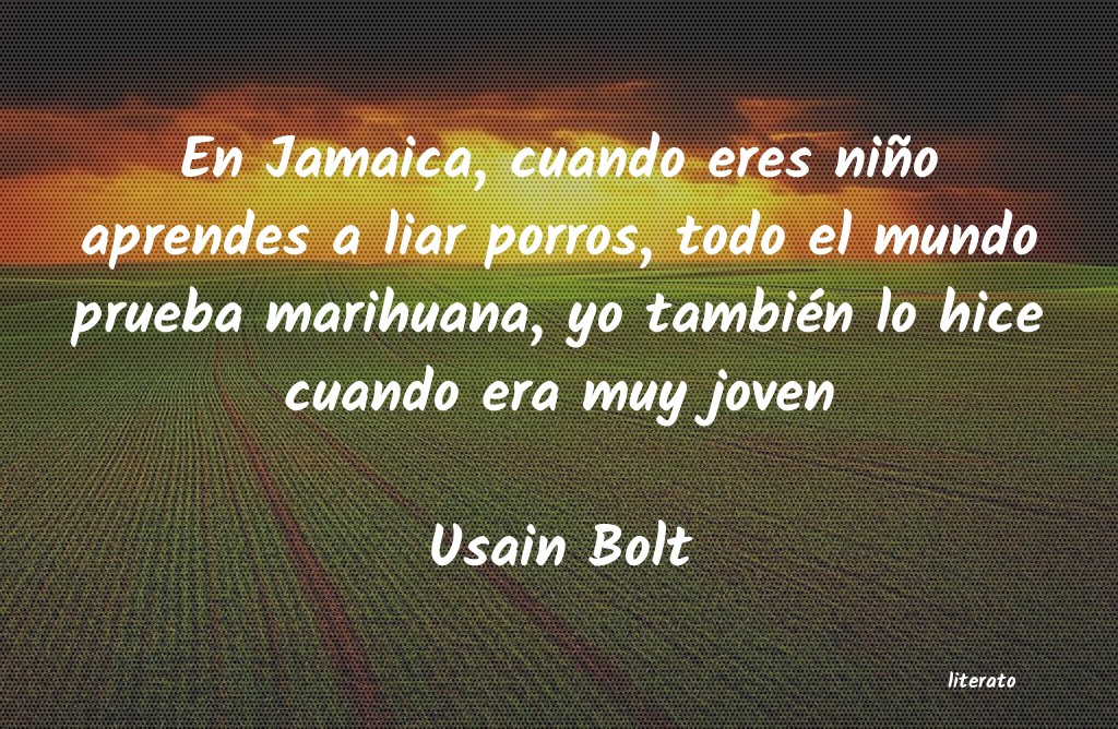 Frases de Usain Bolt