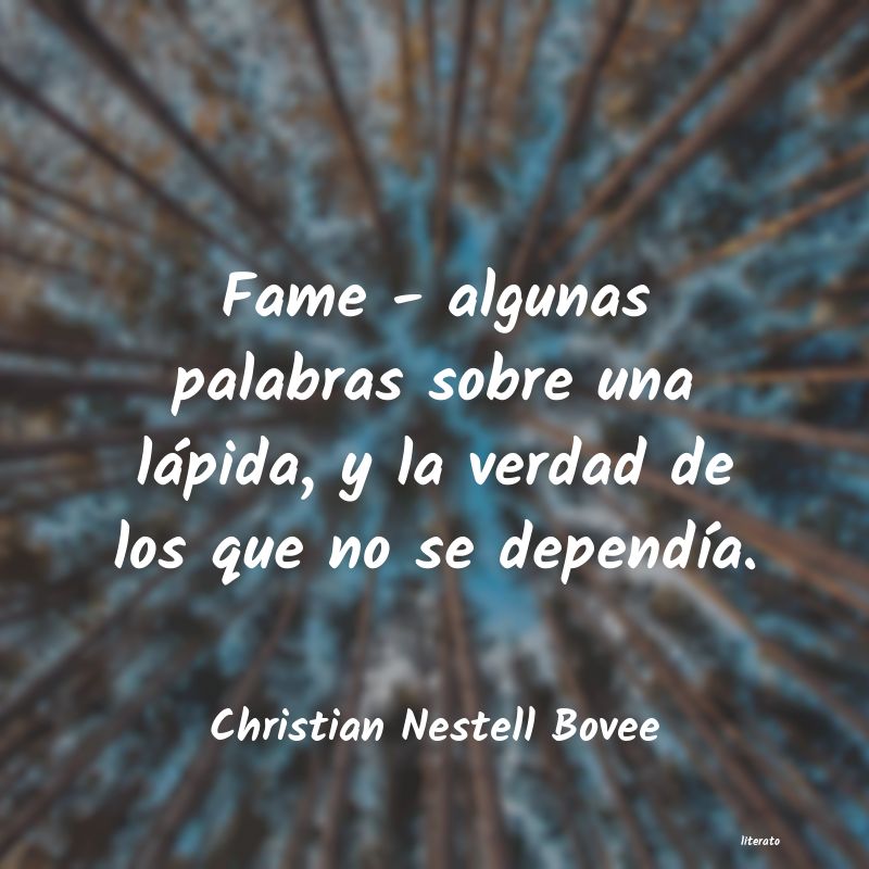 frases de Christian Nestell Bovee