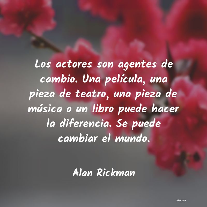 Frases de Alan Rickman