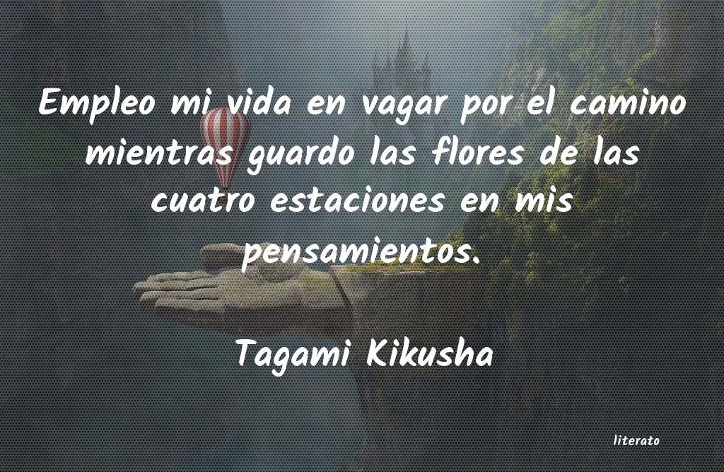 Frases de Tagami Kikusha
