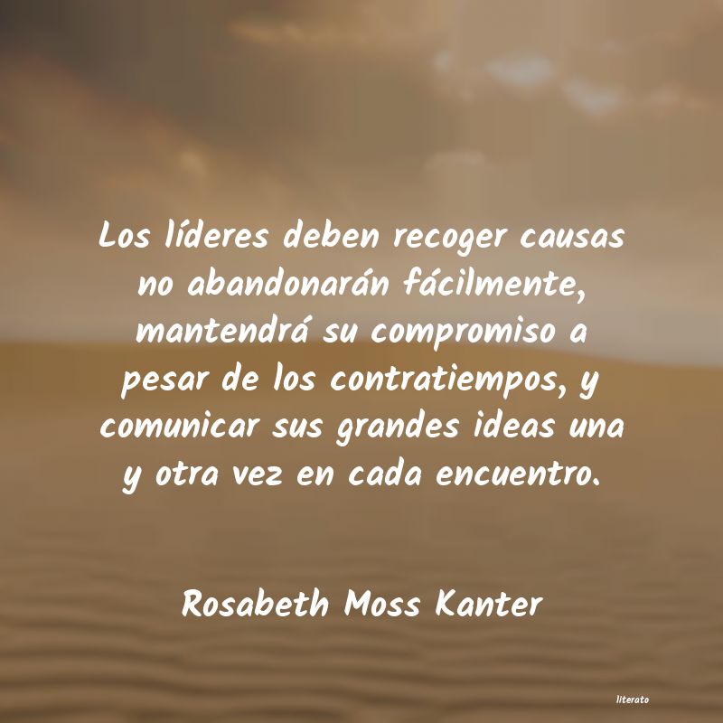 Frases de Rosabeth Moss Kanter
