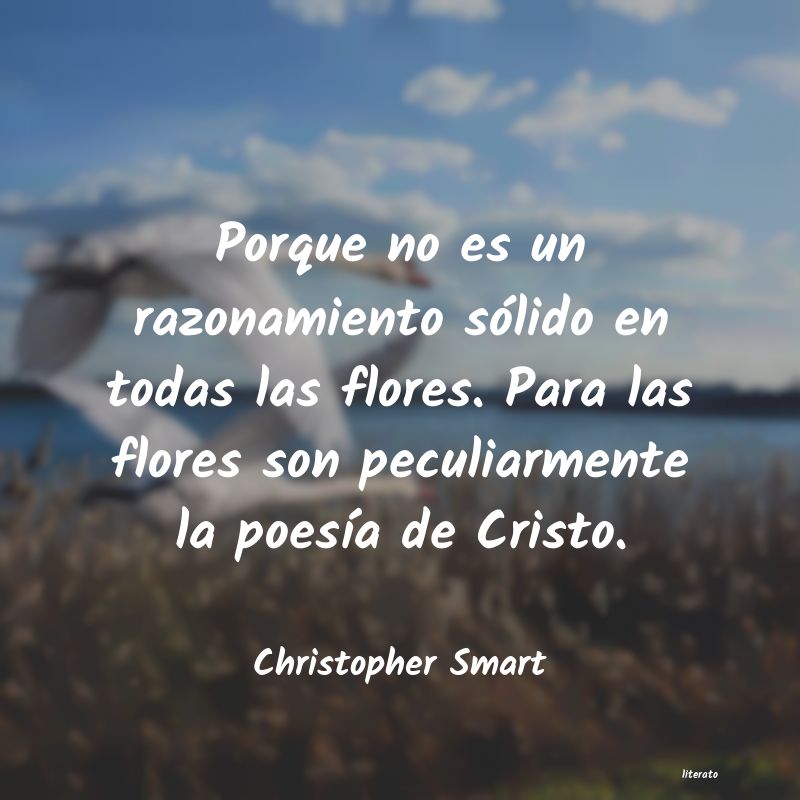 Frases de Christopher Smart